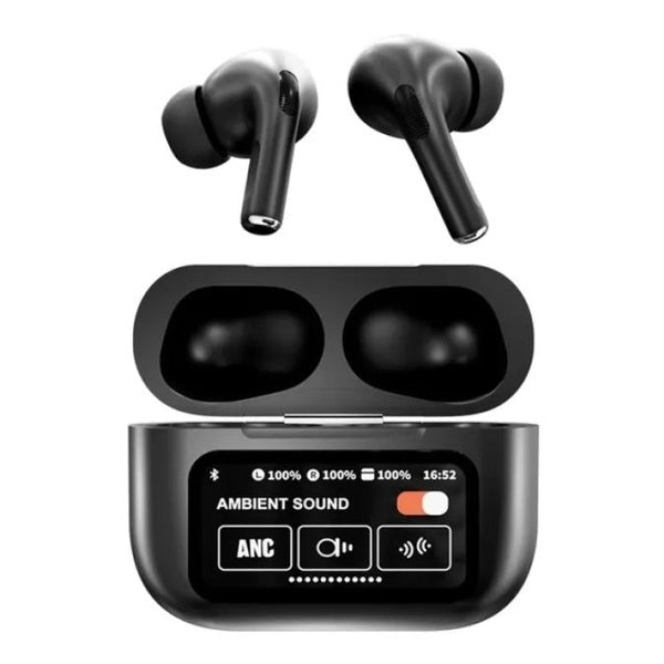 A9 Pro Airpods Anc/enc Touch Screen Wireless Earbuds | A9 Airpods Pro | Best Quality Airpods - Black