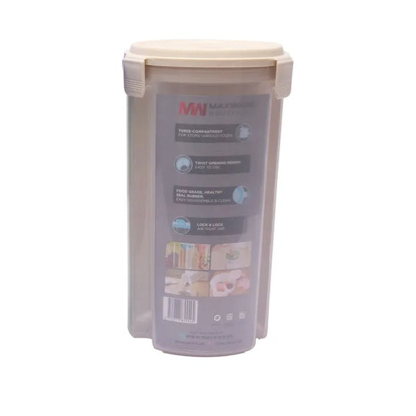 Marshal Storage Jar - 3 In 1 Jar - 3 Portion storage jar (2200 ml) (Random color)