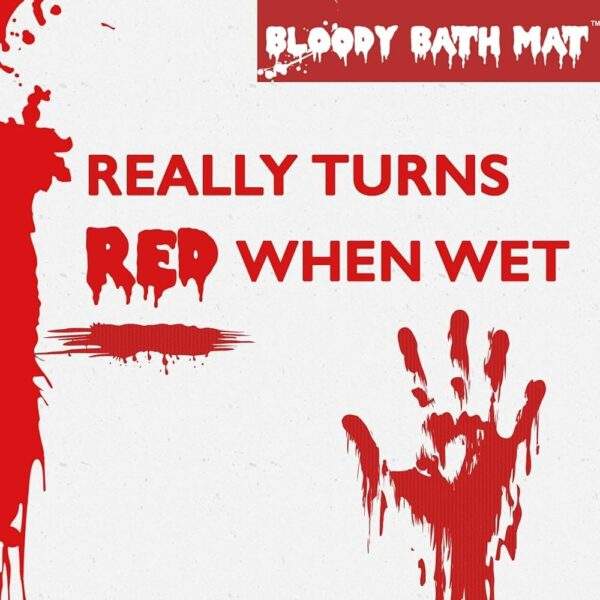 Bloody Bath Mat ,color changing Mat ,horror Mat - GlowLaa.com