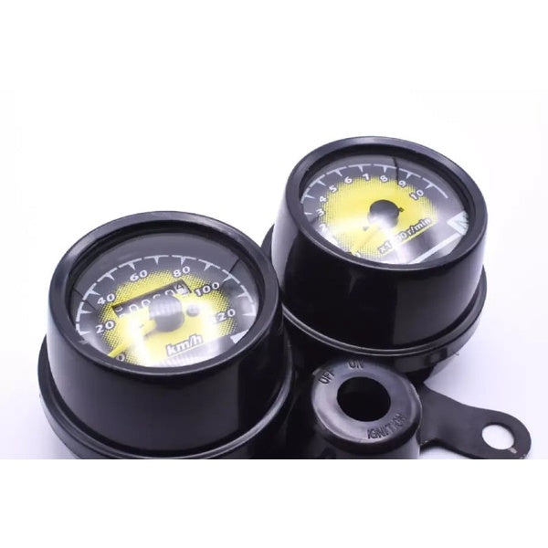 Double round Speed meter for motorcycle fancy meter for speedometer - GlowLaa.com