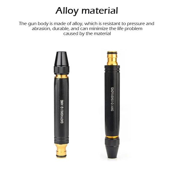 High-Pressure Metal Brass Adjustable Nozzle Water Spray Gun - GlowLaa.com