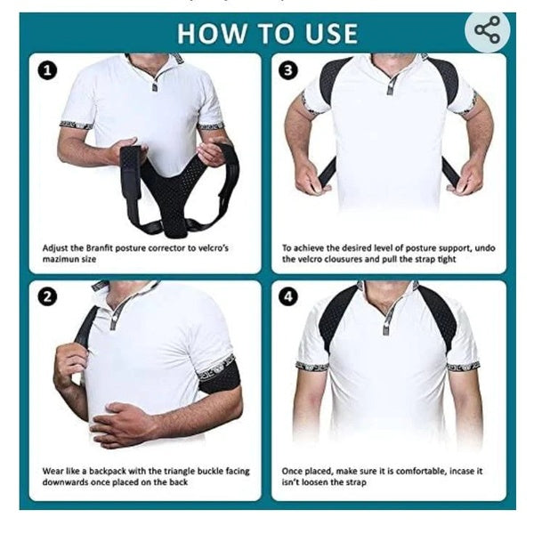 Energizing Posture Support - Back Pain Relief Belt. - GlowLaa.com