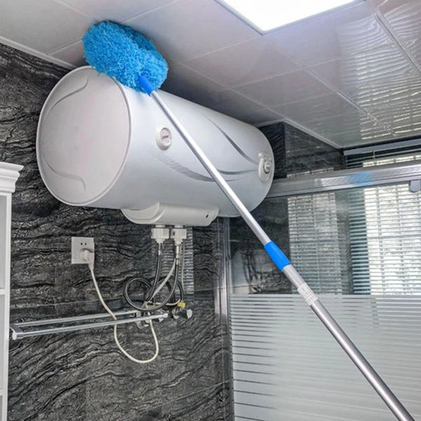 Fan Duster Ceiling Multi Purpose Duster foldable rod for easy ceiling fan cleaning - GlowLaa.com
