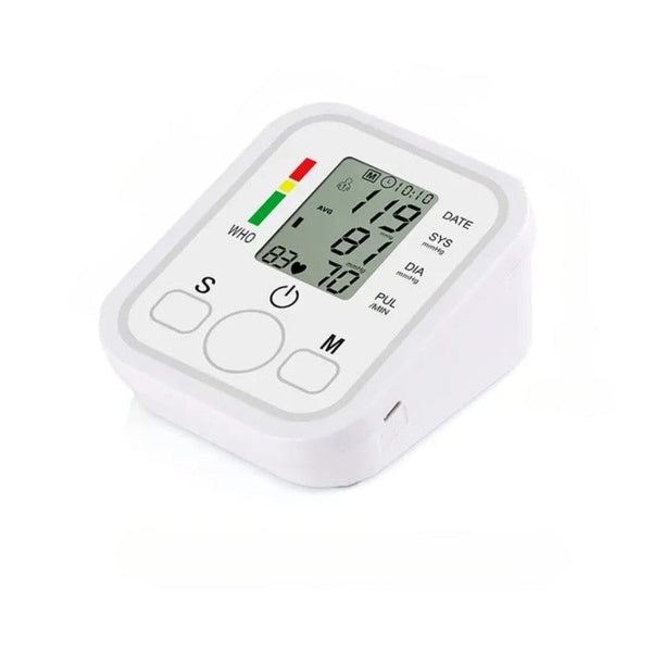 Digital Blood Pressure Monitor – Fully Automatic Upper Arm BP Machine with Heart Rate Detection, Accurate Readings, Easy-to-Use Home Health Device - GlowLaa.com