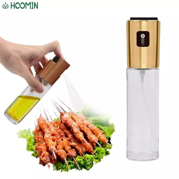 Cooking Oil Sprayer Glass Oil Spray Bottle Kitchen Tool BBQ Baking Grill Vinegar Oil Sauce Bottle - GlowLaa.com