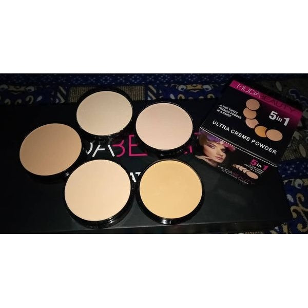 Huda Beauty 5 In 1 Compact Face Powder - GlowLaa.com