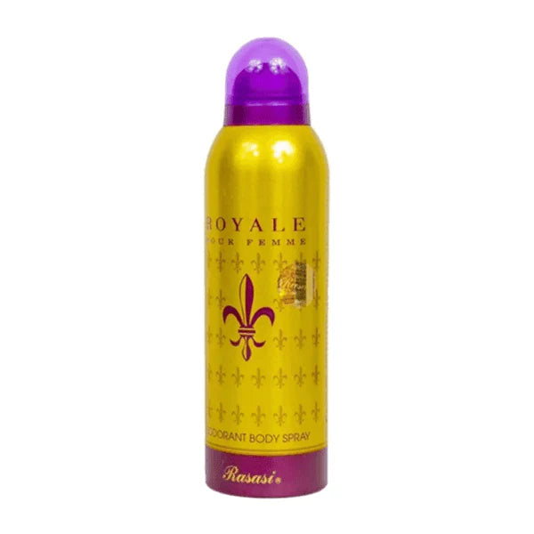 RASASI ROYALE POUR FEMME DEODORANT BODY SPRAY 200ML - GlowLaa.com