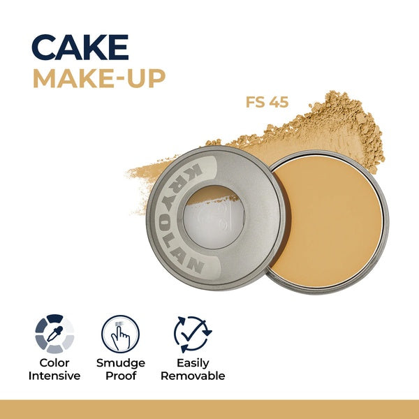 Kryolan - Makeup Cake | Best Quality Make Up Cake For Girls | Kryolan Makeup Cake For Girls - Women - FS 45 - GlowLaa.com