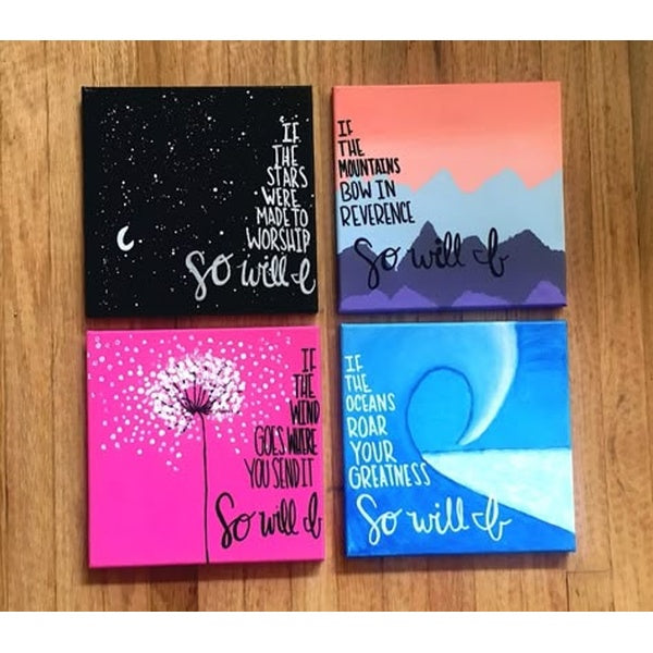 3D CANVAS FRAME FOR WALL & HOME DECORE 4 PEC