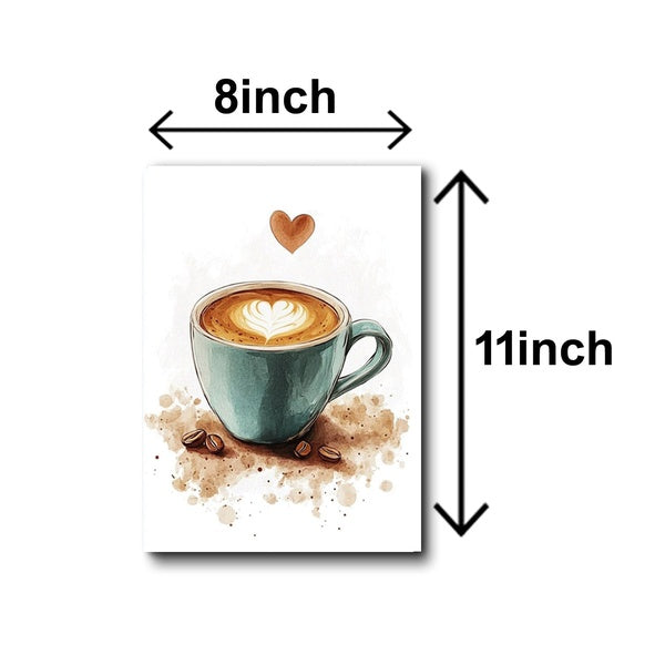 Set of 3 Wall Art Sticky Wooden Canvas Frames for Dining Room and Kitchen Decor / Sticky Photo Tiles - GlowLaa.com