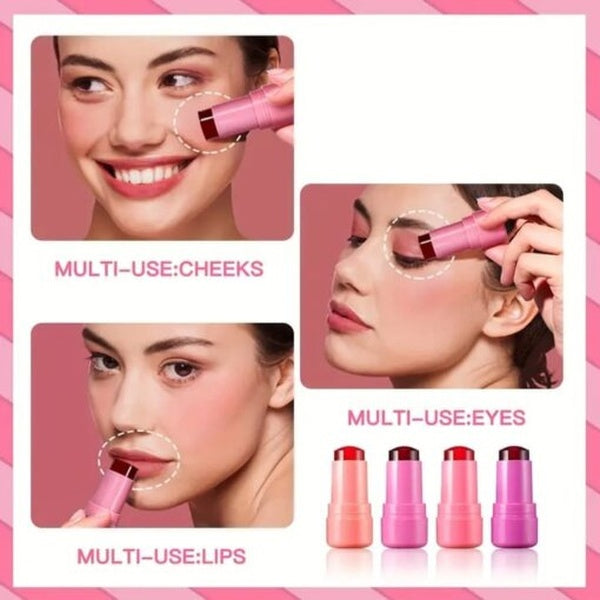 Pack Of 4 Pcs Romantic May Jelly tint Blush Stick - GlowLaa.com
