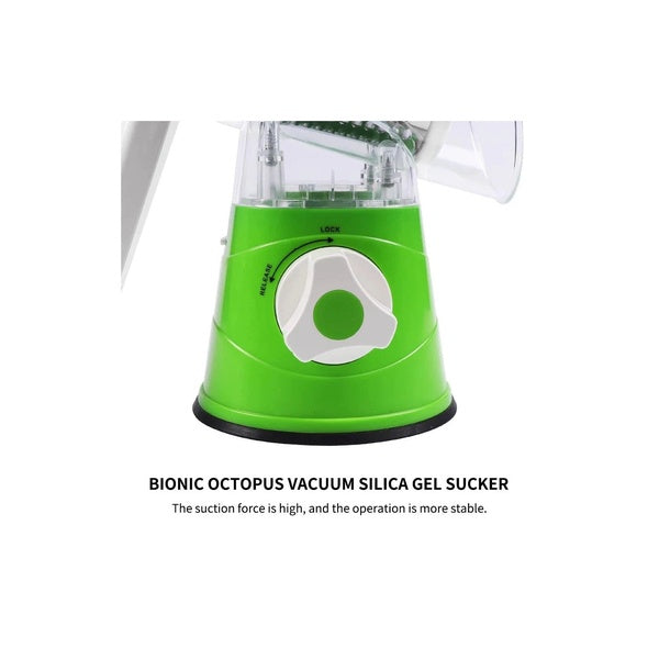Multifunctional Manual Vegetable TABLE TOP DRUM Cutter Slicer ( Random Color ) - GlowLaa.com