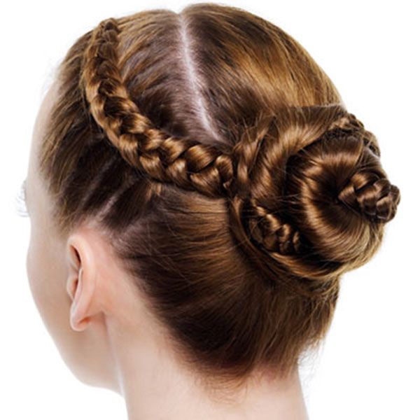 beautiful French Braid Hair Ladies Bun Making Tool / Hair Styling French Twist Magic Bun Hair Maker