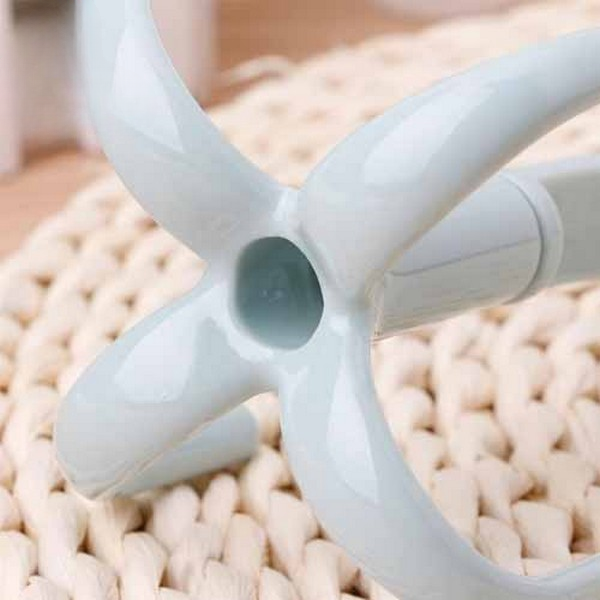 1/4Pcs Rotatable Hook Wardrobe Bag Rack Organizer Holder for Closet Scarf Belt Shoes Hanging Storage Hooks(random color)