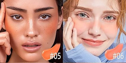 Matte Silky Texture Liquid Blush Natural Long Lasting Matte Cheek Liquid Blusher Makeup - 1