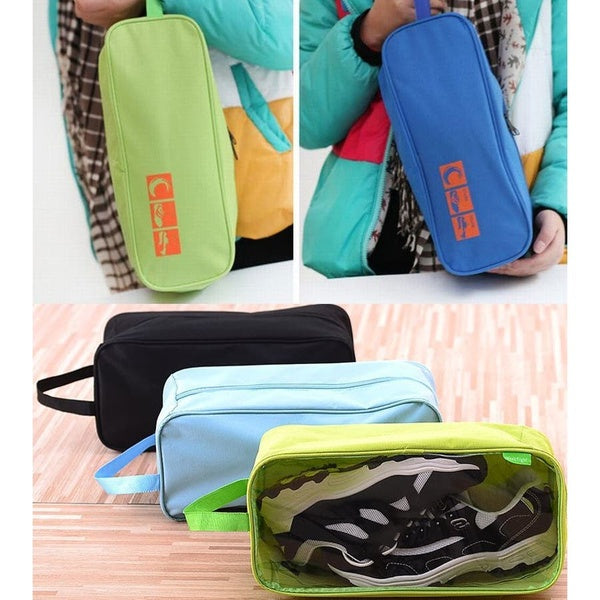 Portable Travel Storage Bag Shoes Organizer (Random Color) - GlowLaa.com