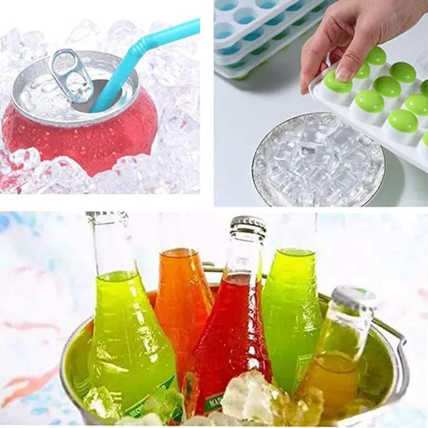 Popup ice cube tray Silicone Mould Jelly Shots/Chocolate (Random Color) - GlowLaa.com