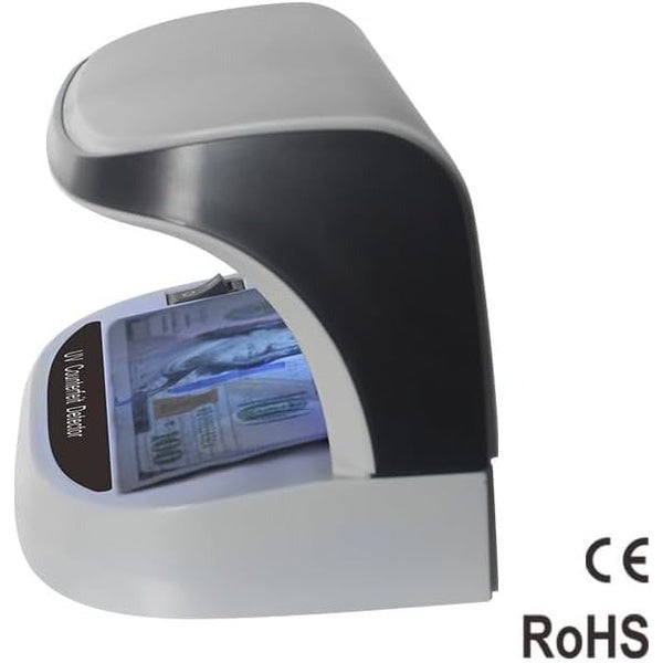 Portable Handy Small UV Counterfeit Detector Bank Note Detector Money Checker with Battery | Note Checker | Fake Note Detector - GlowLaa.com