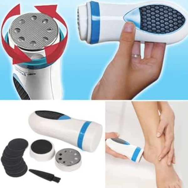 pedi spin High precision electric callus and foot hardness file polishing and vacuuming dead skin from any area of the foot(cell operated)