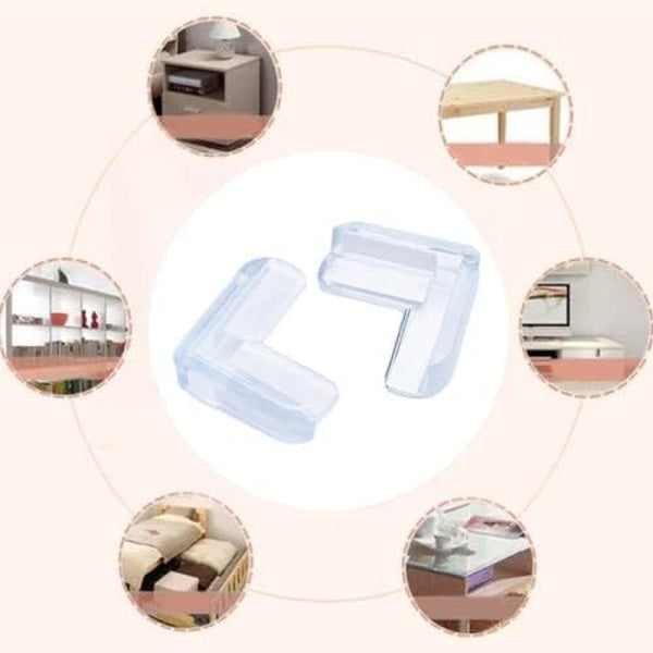 4PCS Set Child Protection Angle Corner Protector Baby Safety Corner Protector- silicone table protector cover