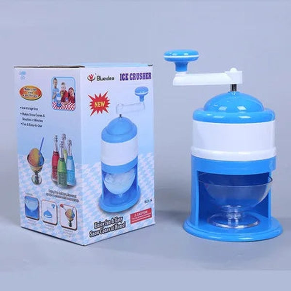 Handle DIY Ice Crusher Manual Multifunction Portable Ice slush Maker home Snow Cone Smoothie Ice Block Making Machine Ice Shaver - GlowLaa.com