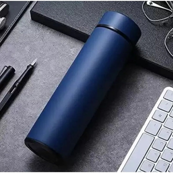 Temperature Display Vacuum Insulated Water Bottle Thermo Flask Made of Premium Stainless Steel Coffee Cup (Random Color)