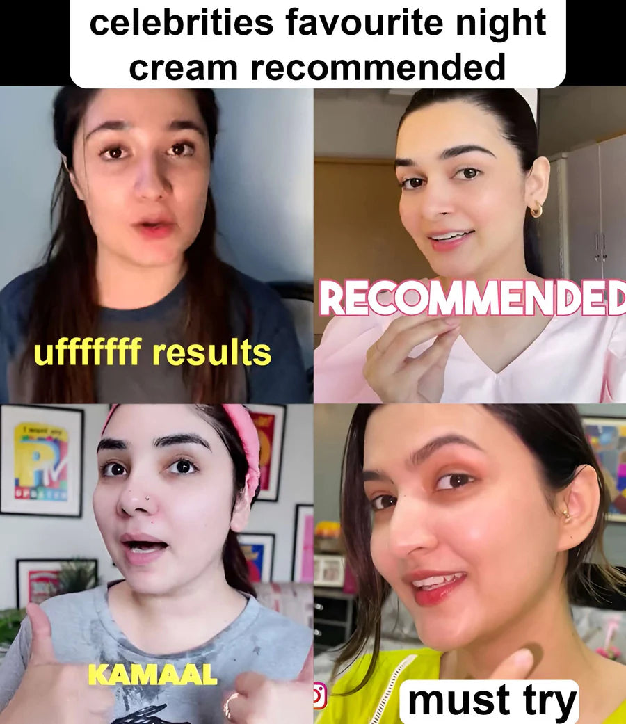 Night Cream for Bright, White and Clear Skin