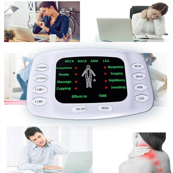 Digital Physiotherapy Machine Electronic Pulse Massager - GlowLaa.com