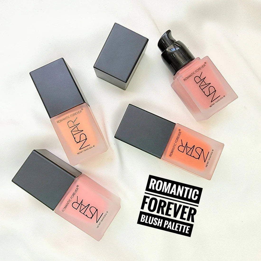 (pack of 4 )NSTAR ROMANTIC FOREVER Liquid Blush