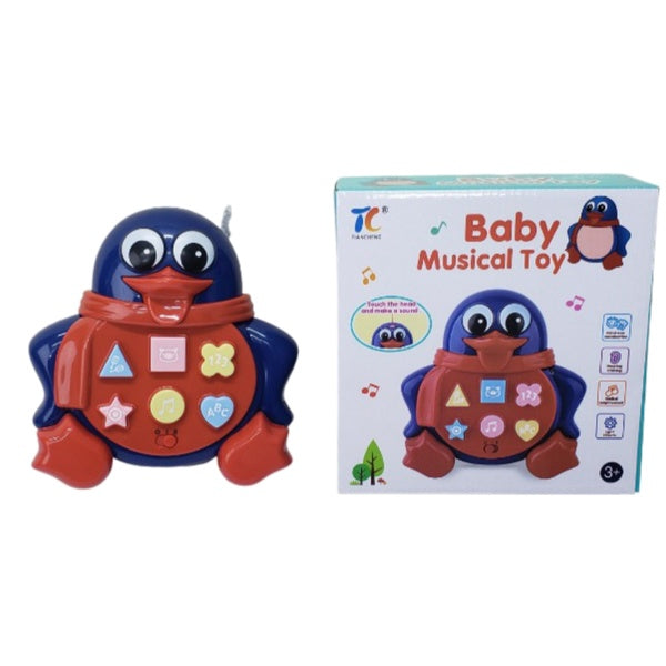 Penguin Press And Play Toy | Best Quality Baby Play Toy | Penguin Play Toy For Kids | Penguin Toy - Baby Musical Toy - GlowLaa.com