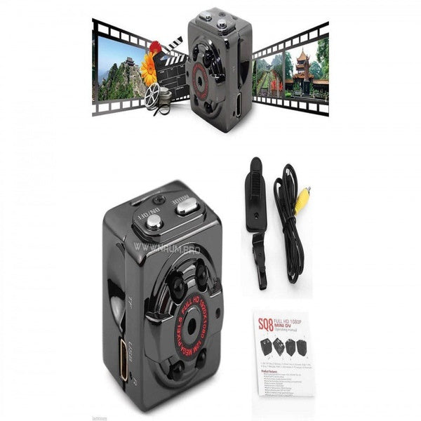 Hidden Mini Camera Sq8 Night Vision | SQ8 Mini Spy Camera 1080P, Mini DV Smallest Wireless - GlowLaa.com