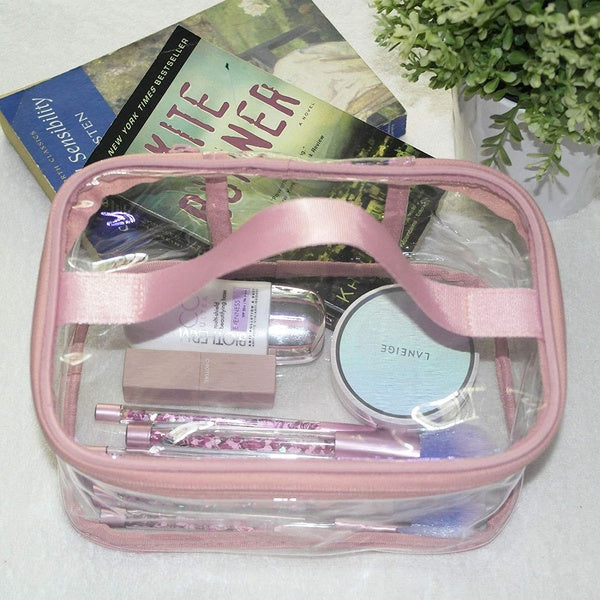 Makeup Cosmetic Clear Bag Portable Transparent Travel Storage - GlowLaa.com
