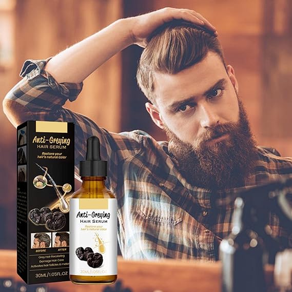 Hair Darkening Se-Rum, Darka Anti-greying Hair Se-Rum, Nutrient Natural Darkening Se-Rum 30 ML