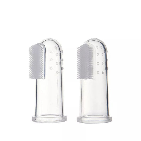 Baby Finger Toothbrush Silicon Toothbrush+Box Children Teeth Clear Soft Silicone Infant Tooth Brush Rubber Cleaning Baby Brush - GlowLaa.com