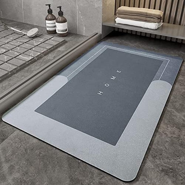 Best Quality Quick-Dry Non-Slip Home Mat – Absorbent, Washable Square Floor Mat for Bathroom, Kitchen & Entryway - Random Color - GlowLaa.com