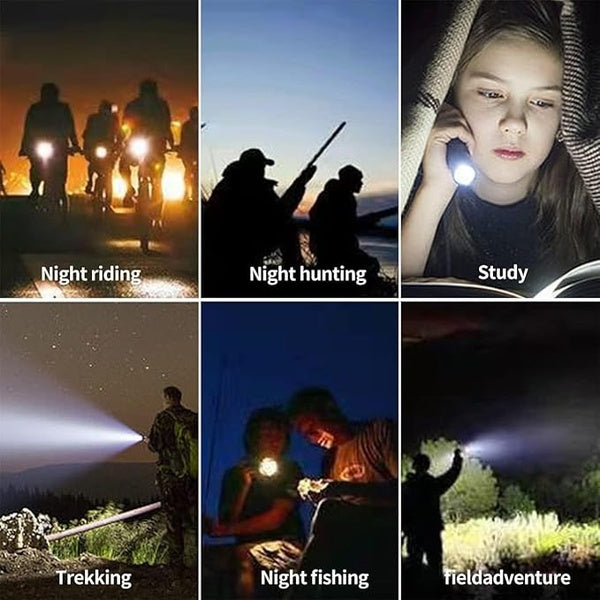 K31 USB Rechargeable LED Flash Light Flashlight - GlowLaa.com