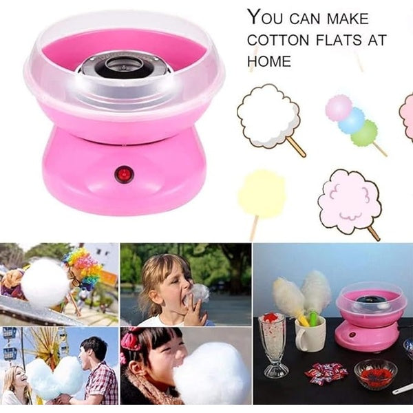 Cotton Candy Maker Device With Free Watch (Random Color)