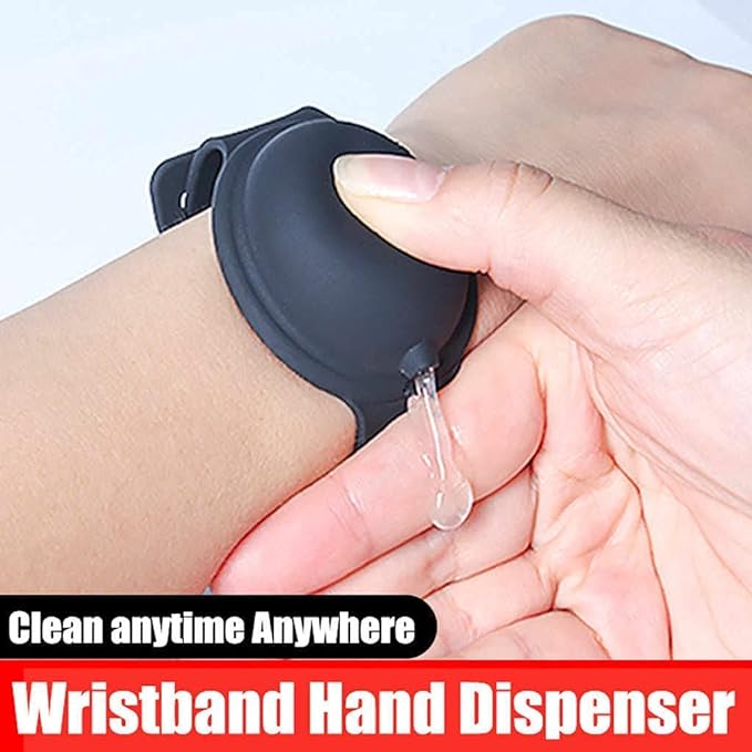 Sanitizer Dispenser Bracelets - Portable, Colorful, and Convenient(Pack of 1)