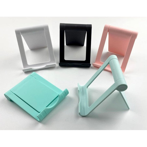 Portable Mobile Phone Holder Multi-Angle Universal Mobile Phone Stand 360° Rotateable Phone Holder, Foldable Smartphone Stand (Random Color) - GlowLaa.com