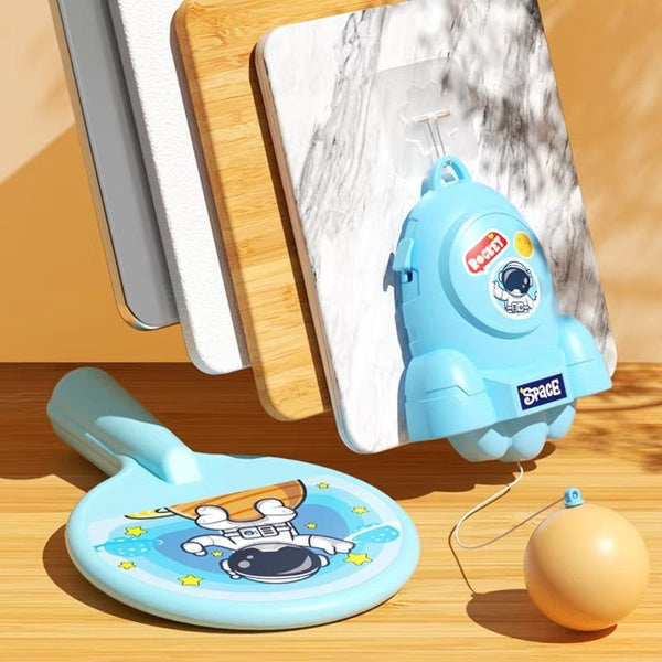 Hanging Ping Pong Game Set – Table Tennis Self Training Kit with 2 Rackets & Practice Ball, Parent-Child Interactive Kids Sports Toy (Random Color) - GlowLaa.com