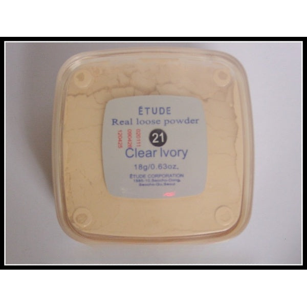 Etude Real Loose Powder – Oil Control & Smooth Matte Finish | Shades 21 & 22 - color 21 - GlowLaa.com