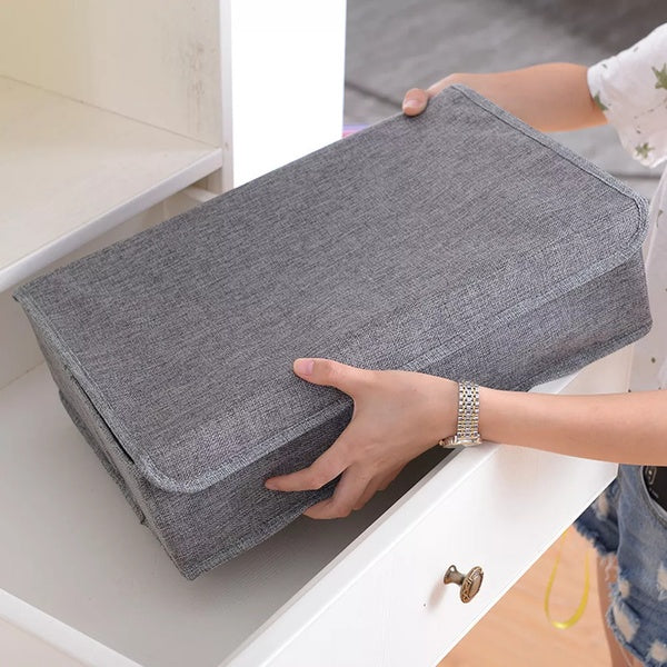 Socks Organizer | Drawer Organizer Divider Underwear Organizer, 24 Cell Collapsible Closet Cabinet Organizer Underwear Storage Boxes - GlowLaa.com