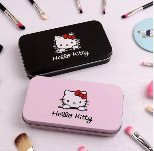 Cute 7 Piece Makeup Foundation Powder Eye shadow Brushes Set