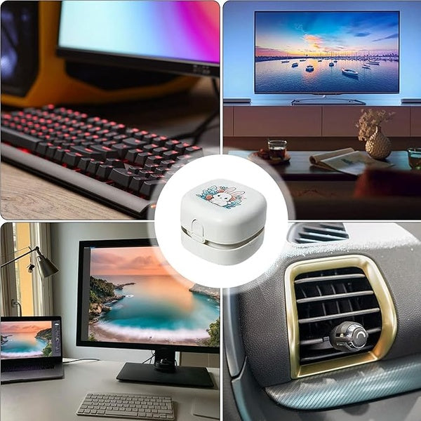 Mini table desktop vacuum cleaner (random color)