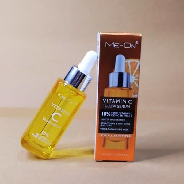 ME-ON Vitamin C Face Serum – Brightening, Anti-Ageing & Hydrating Glow Booster (30ml) - GlowLaa.com