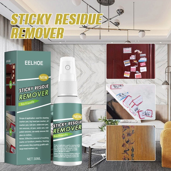 Sticky Stuff Remover Gel Spray, Portable Surface Safe Adhesive Remover, Ideal for Sticky Stains such as Bubblegum, Adhesive, Tape, Label Residue (30ML) - GlowLaa.com