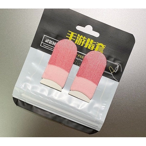 Gaming Finger Sleeves – 2 Pcs Pack Sweat-Proof Breathable Thumb Sleeves for Mobile Gaming - GlowLaa.com
