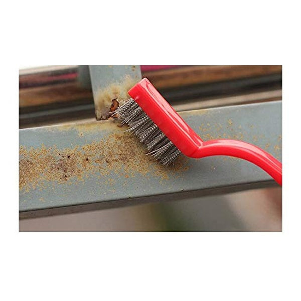 Gas Stove Cleaning Wire Brush Kitchen Tool Metal Fiber Brush – Set of 3 Brush - GlowLaa.com