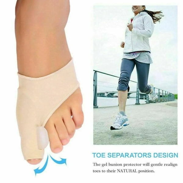 Smart Care Bunion Support Foot Mate Correction Socks Toes Separator Feet Care - GlowLaa.com