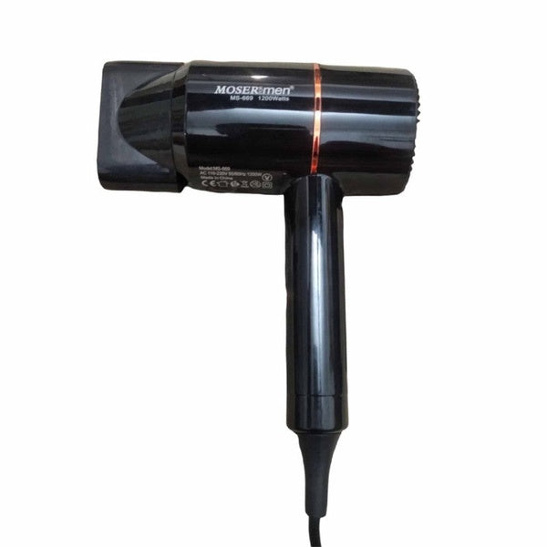 Mosermen 1200W Hair Dryer | Fast Drying, Stylish Design For Men And Women Hot And Cold MS-669 - GlowLaa.com